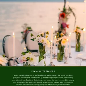 The Art of Entertaining: 5 Secrets to Hosting a Luxury Dinner Party - Image 5